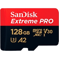 MICROSDXC SANDISK EXTREME PRO 128GB C/ ADAPT 170MB/ s - TiendaClic.mx