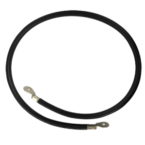 Cable para  baterías,  1 m,  negro,  calibre 2 AWG con terminales de ojo en ambos extremos - TiendaClic.mx