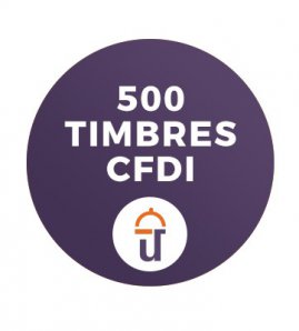 PAQUETE DE 500 TIMBRES (CFDI)                                          - TiendaClic.mx