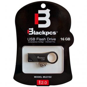 MEMORIA FLASH USB BLACKPCS 2102 16GB NEGRO METALICA (MU2102BL-16) - TiendaClic.mx