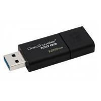 MEMORIA KINGSTON 128GB USB 3.0 ALTA VELOCIDAD /  DATATRAVELER 100 G3 NEGRO - TiendaClic.mx
