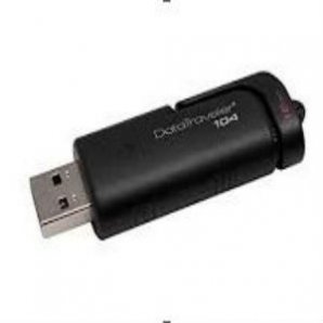 KINGSTON Memoria 16 GB USB 2.0 DATATRAVELER DT104 NEGRO - TiendaClic.mx