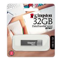 MEMORIA KINGSTON 32GB USB 3.1 DATATRAVELER MINI DTM7 GRIS - TiendaClic.mx