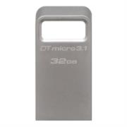 Memoria USB Kingston DataTraveler Micro 32 GB 3.1/ 3.0 Color Gris - TiendaClic.mx