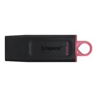 MEMORIA FLASH KINGSTON 256GB USB 3.2 GEN 1 DATA TRAVELER EXODIA NEGRO (DTX/ 256GB) - TiendaClic.mx