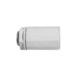Conector de tubería rígida a caja (Racor),  PVC Auto-extinguible,  de 16 mm (5/ 8") - TiendaClic.mx