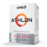 AMD CPU ATHLON 200GE S-AM4 3.2 GHZ CACHE 4 MB /  GRAFICOS RADEON VEGA 3 - TiendaClic.mx