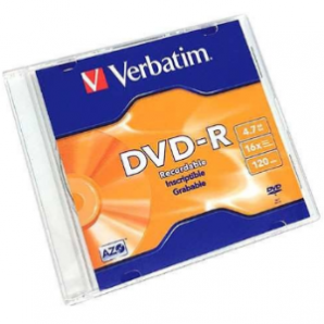 DVD-R 16X 4.7GB SINGLE SLIM CASE - TiendaClic.mx