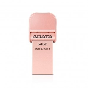 MEMORIA ADATA OTG AI920,  USB 3.1-LIGHTNING,  64GB, NEGRO (AAI920-64G-CBK - TiendaClic.mx