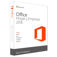 Microsoft Office Hogar y Empresas 2016 Español T5D-02294,  32-bit/  64-bit,  1 PC,  Para Windows - TiendaClic.mx