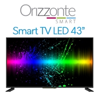 TELEVISION LED GHIA 43 SMART TV FHD 1080P 2 HDMI /  3 USB /  1 VGA/ PC 60HZ - TiendaClic.mx