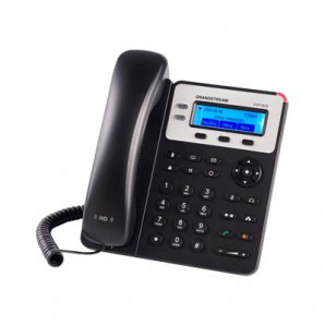 Teléfono IP SMB de 2 líneas con 3 teclas de función programables y conferencia de 3 vías,  5 Vcd - TiendaClic.mx