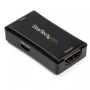 StarTech.com Amplificador de señal StarTech.com - 30.48m Distancia máxima de funcionamiento - Entrada HDMI - Salida HDMI - USB - TiendaClic.mx