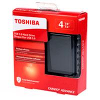 DD EXTERNO 4TB TOSHIBA CANVIO ADVANCE 2.5/ / USB 3.0/ / NEGRO/ / VELOCIDAD DE TRANSFERENCIA 5GB/ S/ / PASSWORD PROTECTION/ SOFTWARE DE RESPALDO/ / WIN10 - TiendaClic.mx