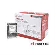 DVR HIKVISION DISCO DURO 1TB SISTEMA COMPLETO CCTV 108 - TiendaClic.mx