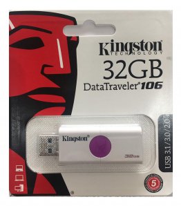 MEMORIA FLASH KINGSTON DT106 32 GB (KC-U9632-6ZP) - TiendaClic.mx