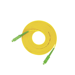 Jumper de Fibra Óptica Monomodo SC/ APC SC/ APC Simplex,  color amarillo,  3 metros - TiendaClic.mx
