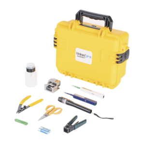 Kit de herramientas para terminación de conectores mecánicos de fibra óptica,  incluye maletín ideal para transportar con especificación militar (uso rudo) - TiendaClic.mx
