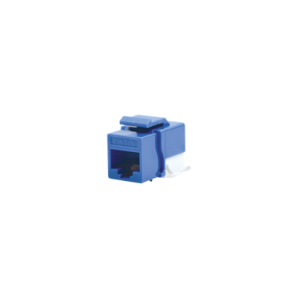 Módulo Jack Cat6 sin herramienta (toolless) keystone - Color Azul - TiendaClic.mx