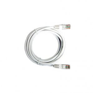 Cable de Parcheo UTP Cat5e - 3 m - Blanco - TiendaClic.mx