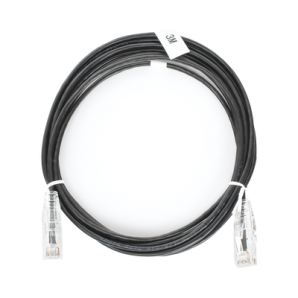 Cable de Parcheo Slim UTP Cat6 - 3 m Negro Diámetro Reducido (28 AWG) - TiendaClic.mx