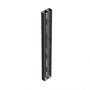 Kit organizador vertical de cable doble para rack abierto de 48 unidades - TiendaClic.mx