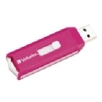 MEMORIA FLASH 4 GB USB 2.0 VERBATIM ROSA  METALICO - TiendaClic.mx