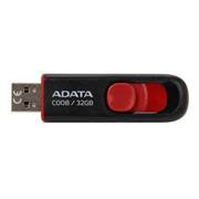 MEMORIA USB ADATAC008-32GB-RETAILBLACK RED - TiendaClic.mx