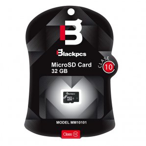 MEMORIA MICRO SDHC BLACKPCS 32GB CLASE 10 (MM10101-32) - TiendaClic.mx
