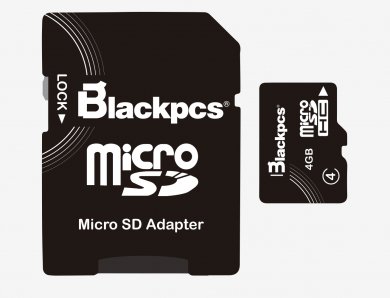 BLACKPCS  MEMORIA MICRO SDHC 4GB CL 4  - TiendaClic.mx