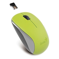 Genius Mouse BlueEye NX-7000 inalámbrico color verde USB resolución de 1200DPI - TiendaClic.mx