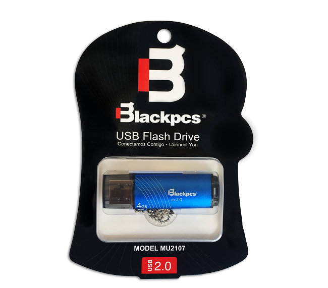 BLACKPCS MEMORIA USB  2107 16GB AZUL - TiendaClic.mx