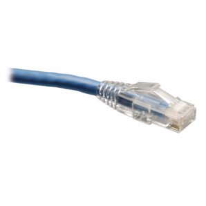 Cable de Conexión Cat6 Gigabit con Capuchón Protector y Conductor Sólido (RJ45 M/ M) - Azul,  38.10 m [125 pies] - TiendaClic.mx