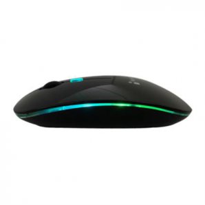 Mouse Nextep Inalámbrico Recargable Silencioso Delgado Opcion RGB 1600 dpi Color Negro - TiendaClic.mx