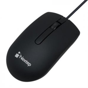 Mouse Nextep Alámbrico USB 1000 DPI Color Negro - TiendaClic.mx