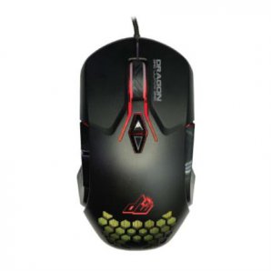 Mouse Gamer Dragon XT USB Base Metálica 6 Botones Silenciosos 6400 dpi RGB Color Negro - TiendaClic.mx