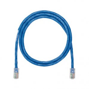 Cable de parcheo UTP Categoría 5e,  con plug modular en cada extremo - 1 m. - Azul - TiendaClic.mx