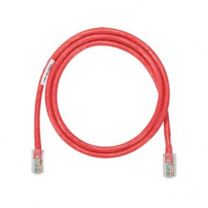 Cable de parcheo UTP Categoría 5e,  con plug modular en cada extremo - 1 m. - Rojo - TiendaClic.mx