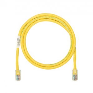 Cable de parcheo UTP Categoría 5e,  con plug modular en cada extremo - 1 m. - Amarillo - TiendaClic.mx