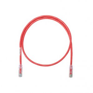 Cable de parcheo UTP Categoría 6,  con plug modular en cada extremo - 3 m. - Rojo - TiendaClic.mx
