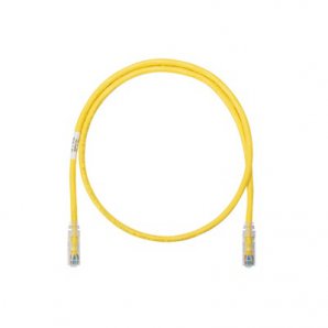 Cable de parcheo UTP Categoría 6,  con plug modular en cada extremo - 1 m. - Amarillo - TiendaClic.mx