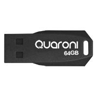 MEMORIA QUARONI 64GB USB PLASTICA USB 2.0 COMPATIBLE CON ANDROID/ WINDOWS/ MAC - TiendaClic.mx