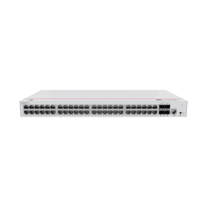 HUAWEI eKit - Switch Gigabit Administrable PoE Capa 2 /  48 puertos 10/ 100/ 1000 Mbps (PoE) /  4 Puertos SFP+ Uplink /  380W /  PoE Perpetuo /  Administración Nube Gratis - TiendaClic.mx