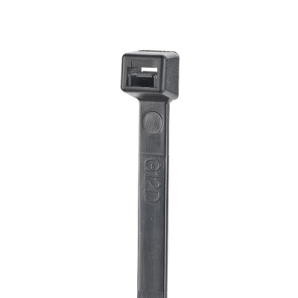 Cincho de Nylon 6.6 StrongHold™,  de 160mm de largo,  Color Negro,  Exterior Resistente a Rayos UV,  Paquete de 100pz - TiendaClic.mx
