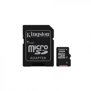 MEMORIA KINGSTON MICRO SDHC 32GB CLASE 4 C/ ADAPTADOR - TiendaClic.mx
