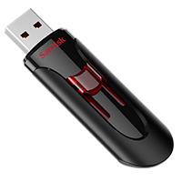 MEMORIA SANDISK 64GB USB 3.0 CRUZER GLIDE Z600 NEGRO C/ ROJO (SDCZ600-064G-G35) - TiendaClic.mx