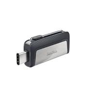 MEMORIA SANDISK 32GB DUAL ULTRA USB TIPO-C /  USB 3.1 NEGRO / PLATA 150MB/ S - TiendaClic.mx