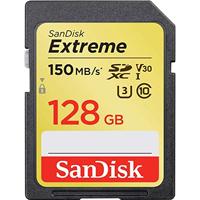 MEMORIA SANDISK 128GB SDXC EXTREM UHS-I 90MB/ S 4K V30 CLASE 10 - TiendaClic.mx
