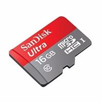 MEMORIA SANDISK 16GB MICRO SDHC ULTRA 100MB/ S CLASE 10 FULL HD A1 C/ ADAPTADOR - TiendaClic.mx