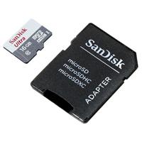 MEMORIA SANDISK MICRO SDHC 16GB ULTRA 80MB/ S CLASE 10 C/ ADAPTADOR - TiendaClic.mx